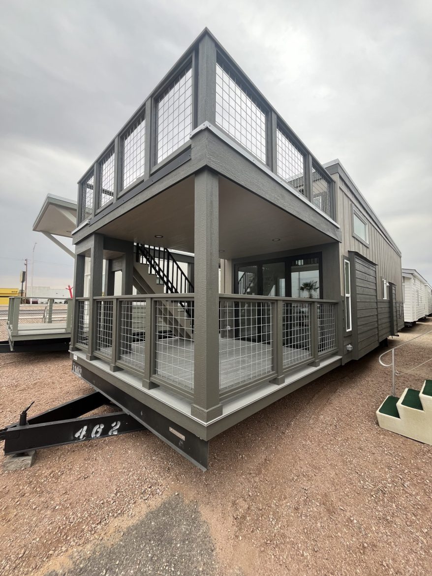 Discover a 2026 Park Model Cabin with Rooftop Deck and Smart Design