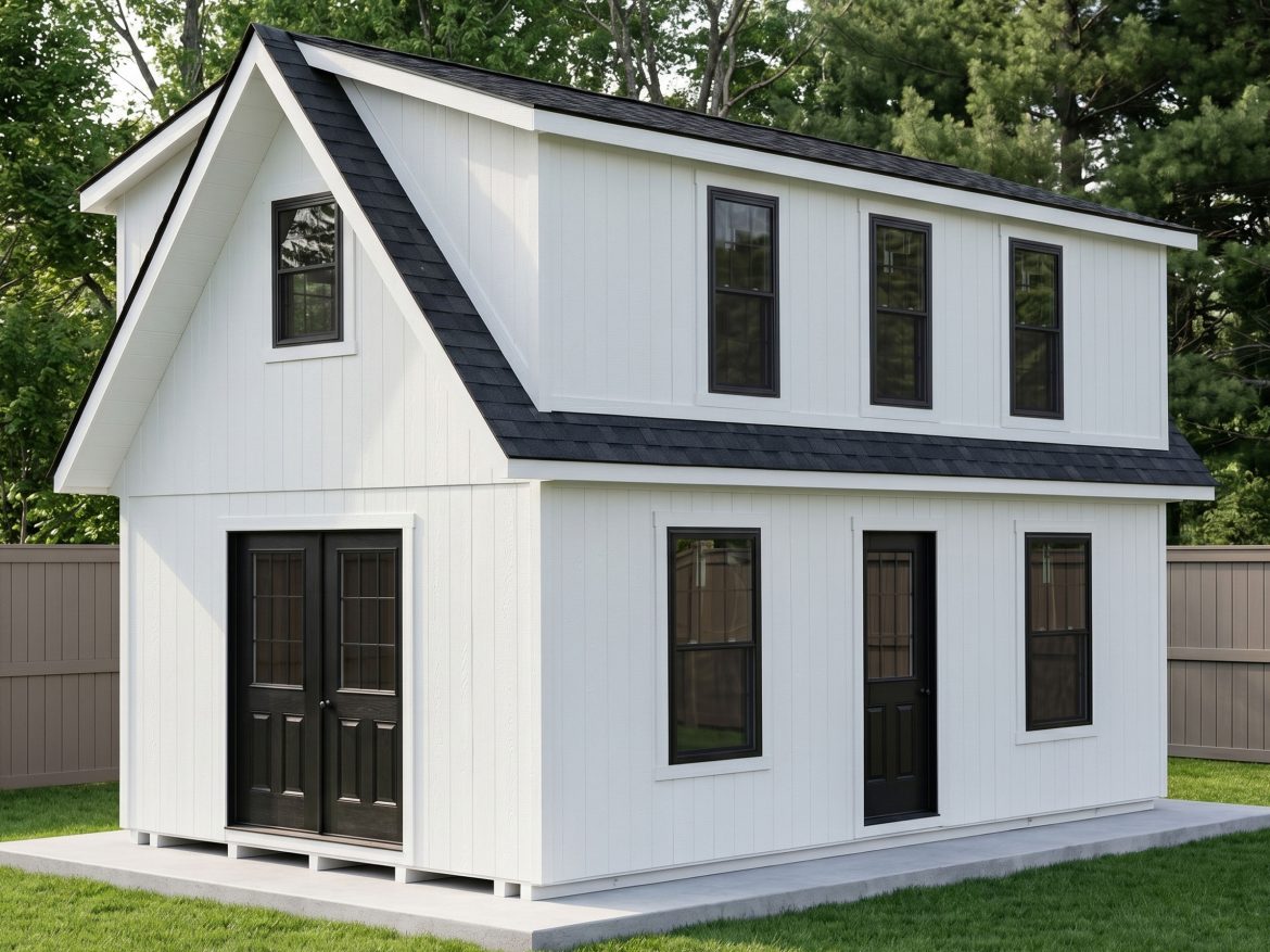Inside a 14x24 Legacy Workshop Shed for $31,684