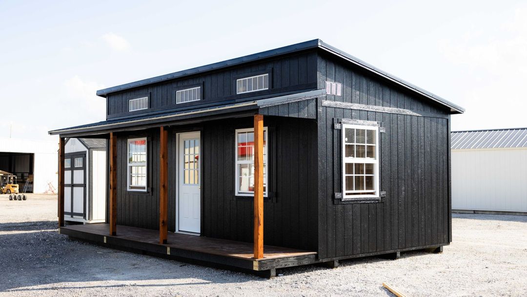16x24 Modern Cottage Cabin with Porch for Only $15,992