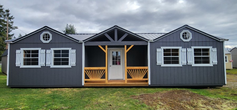14x40 Utility Shed with Porch for Sale - Only $22,886