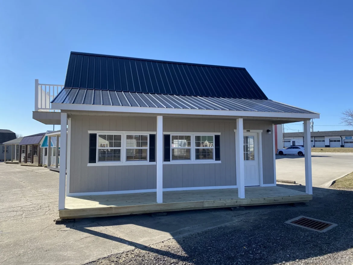 Inside the 16x24 2-Story Gable Cabin: Loft, Balcony & Smart Design