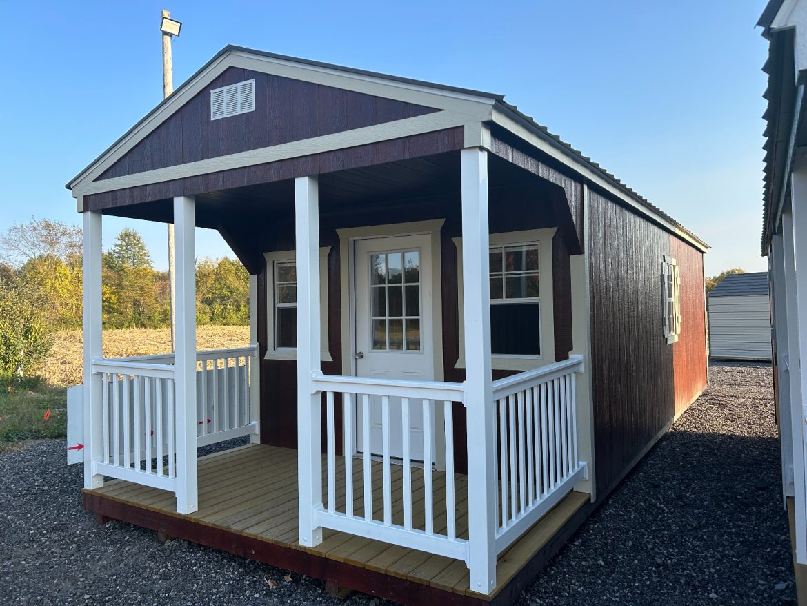 Beautiful 12x32 A-Frame Cabin with Porch Only $10,895
