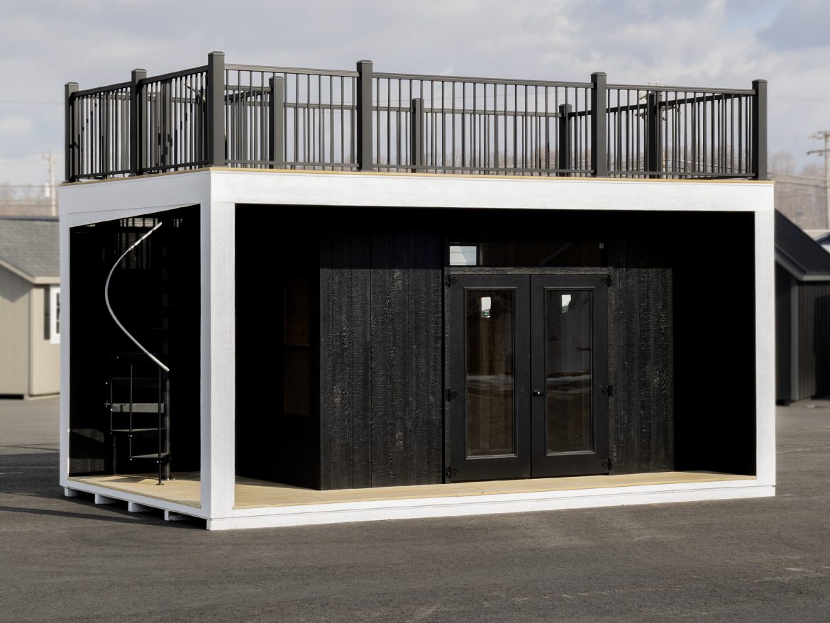 12x20 Oasis Retreat: Container Home with Rooftop Deck Only $25,769