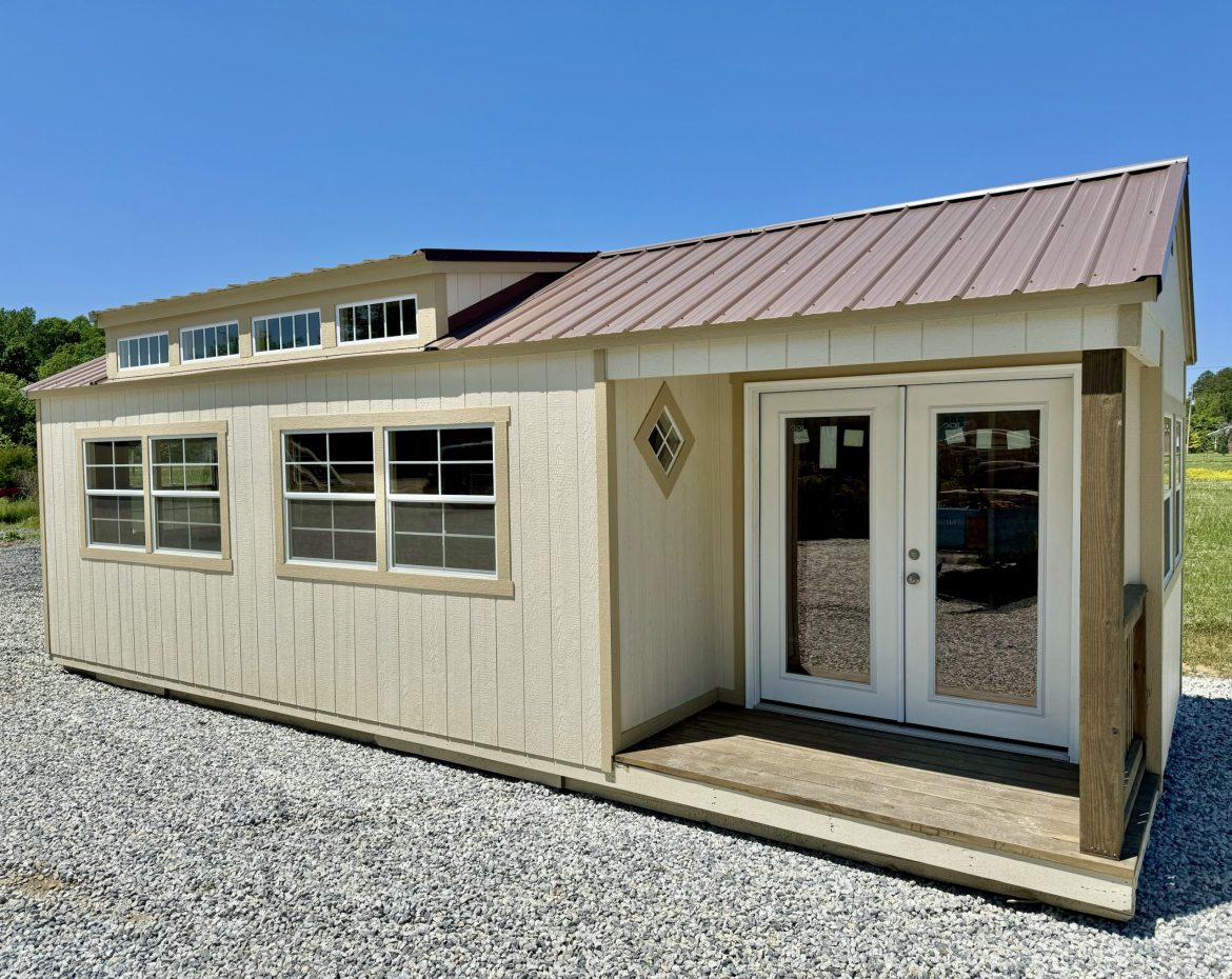 12x28 A-Frame Cabin with Porch & Loft - Only $16,350!