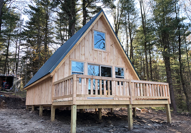 Timberline Lodge A-Frame: Loft, Decks & Real Comfort for $49,900
