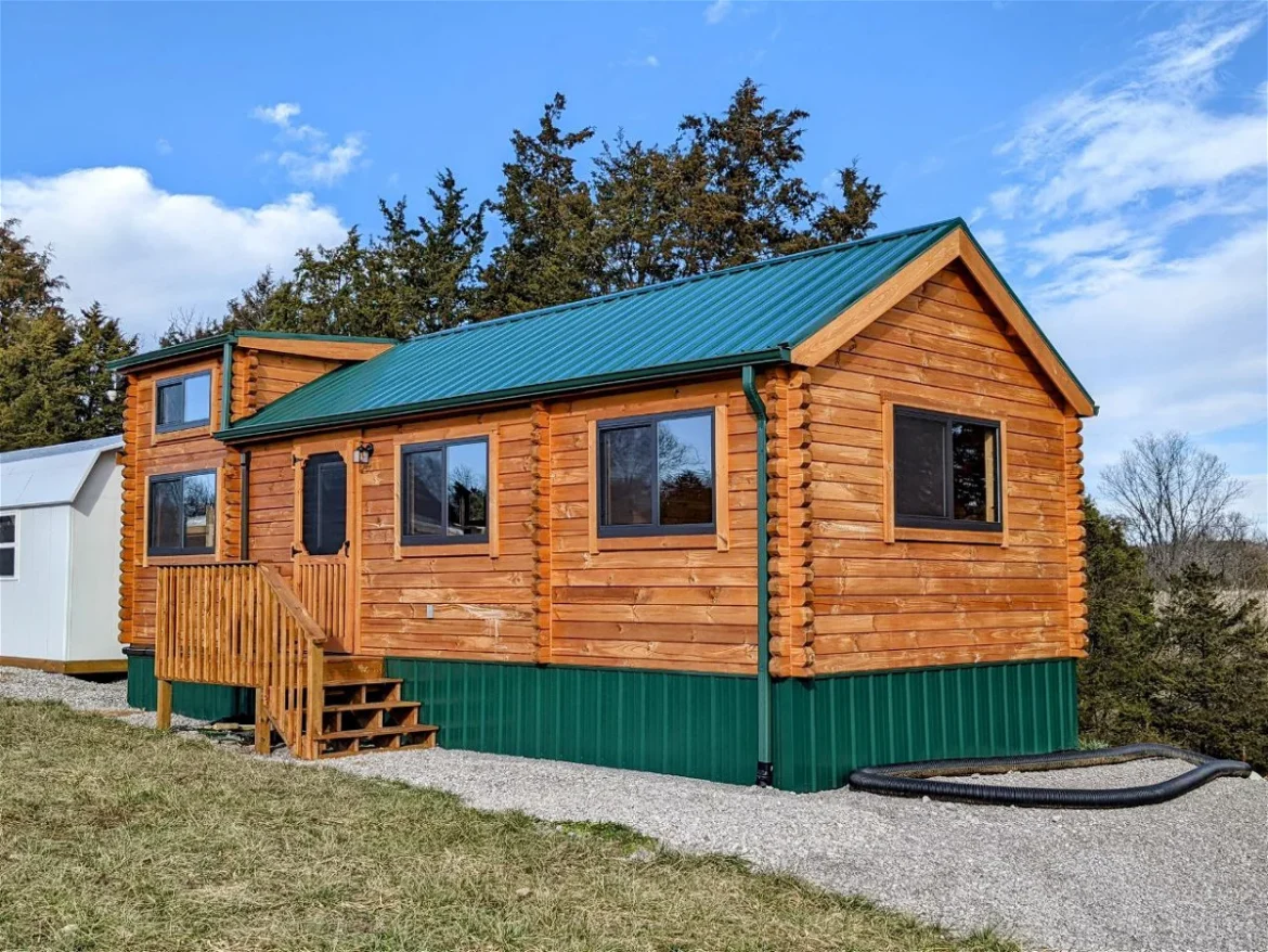 Brand New Amish Built Cabin on Wheels – Only $49,900