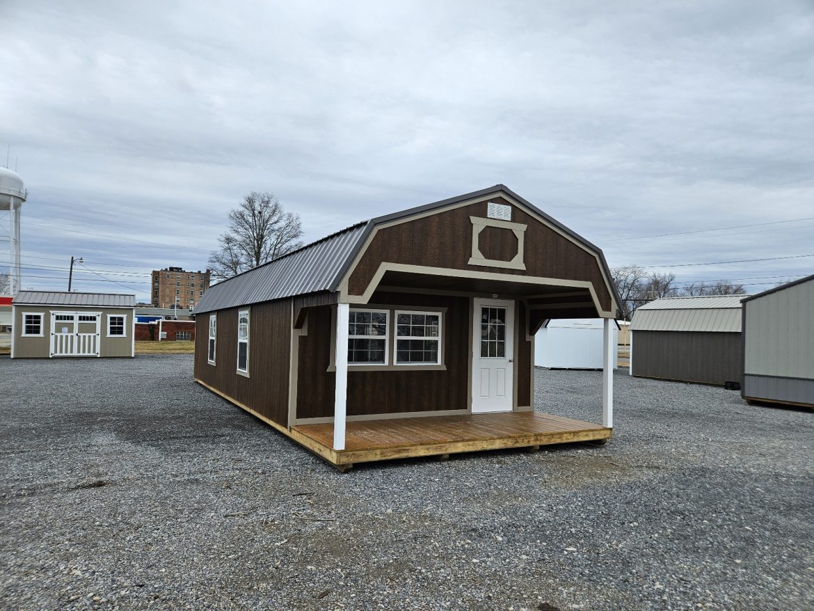 16x40 Lofted Cabin Shed for Sale – Spacious Design at $21,573