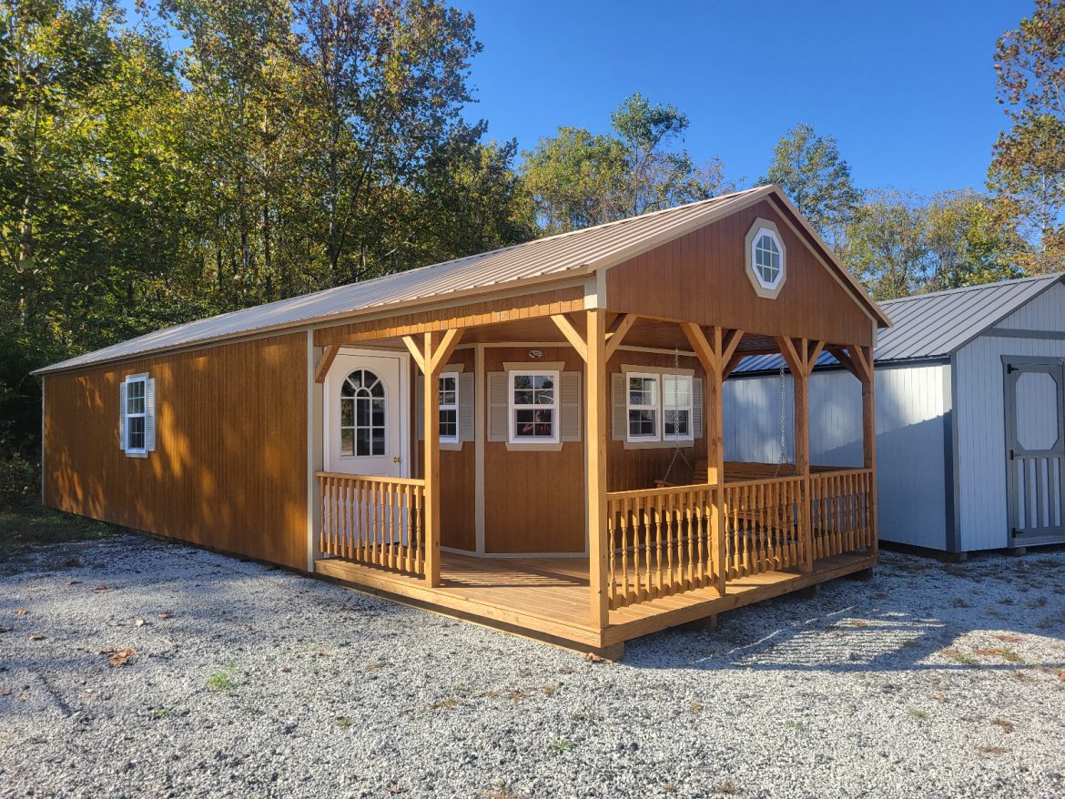Inside This 14x44 Cabin With a Porch - Listed for $18,453